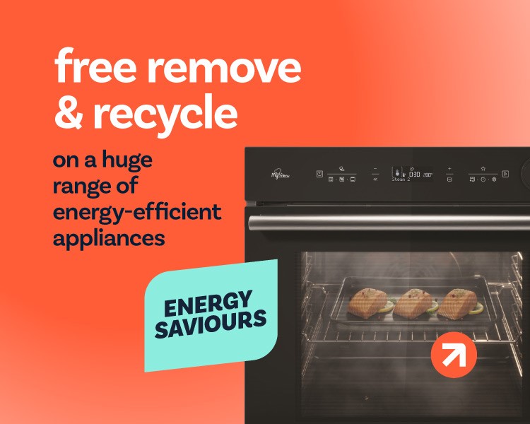 Free remove and recycle on a huge range of energy-efficient appliances.