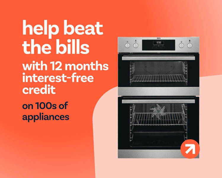 Interest Free Credit on 100s of Appliances & TVs.